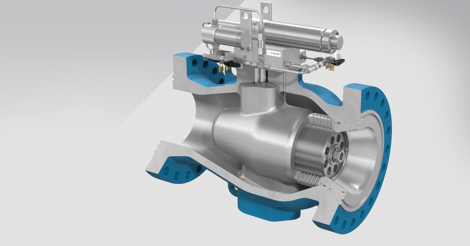 Axial surge relief valve
